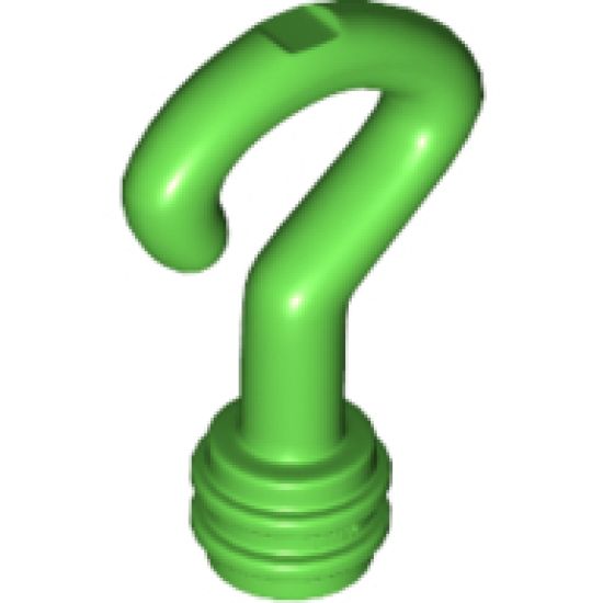 Minifigure, Utensil Cane Handle Curved Riddler Question Mark with Stud Receptacle