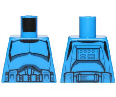 Torso SW Armor Clone Trooper with Belt with Pockets Pattern (Senate Commando)