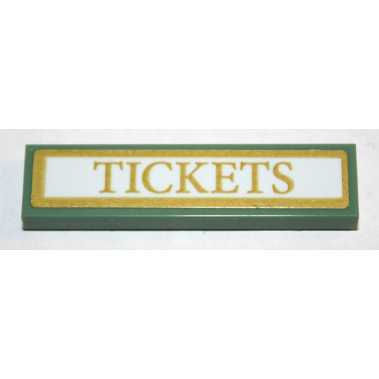 Tile 1 x 4 with 'TICKETS' Pattern (Sticker) - Set 10259