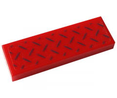 Tile 1 x 3 with Tread Plate Pattern (Sticker) - Set 76166