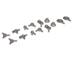 Minifigure, Weapon Pack Guns, Circular Saws, Nozzles, Mechanical Arms, 14 in Bag (Multipack)