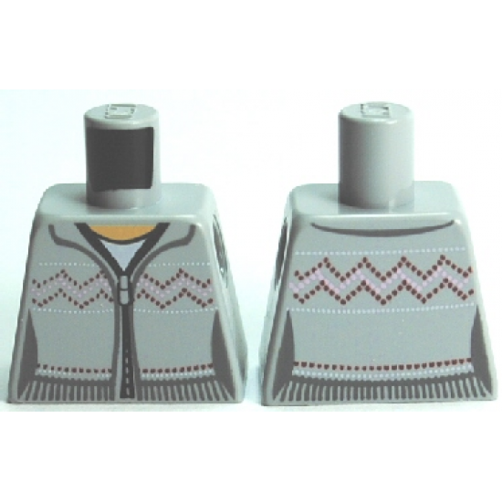 Torso Harry Potter Ginny Weasley Female Knitwear, Zipper and Stitchery Pattern