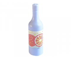 Scala Accessories Bottle Wine, Label with Oranges Pattern (Sticker) - Set 3243
