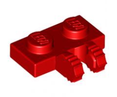 Hinge Plate 1 x 2 Locking with 2 Fingers on Side and 7 Teeth