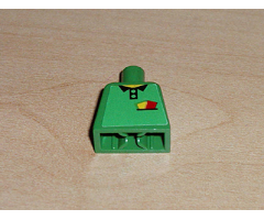 Torso Soccer Referee Yellow & Red Cards Pattern (Sticker)