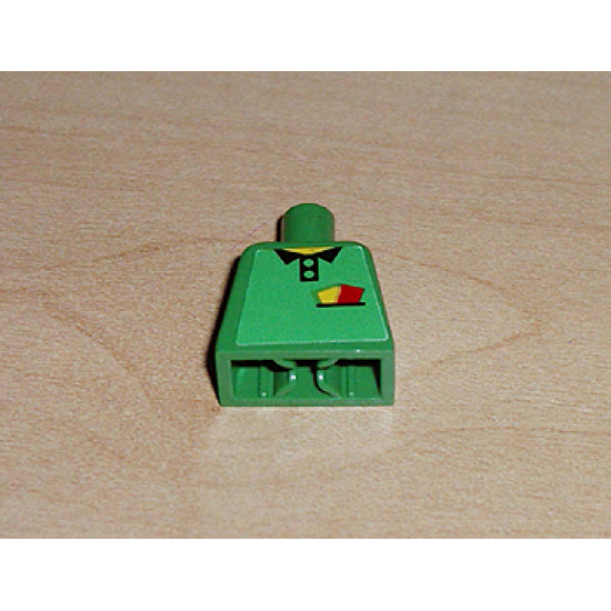 Torso Soccer Referee Yellow & Red Cards Pattern (Sticker)
