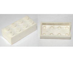 Brick 2 x 4 without Bottom Tubes