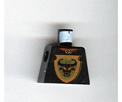 Torso Castle Knights Kingdom Bull's Head on Brown Shield Pattern