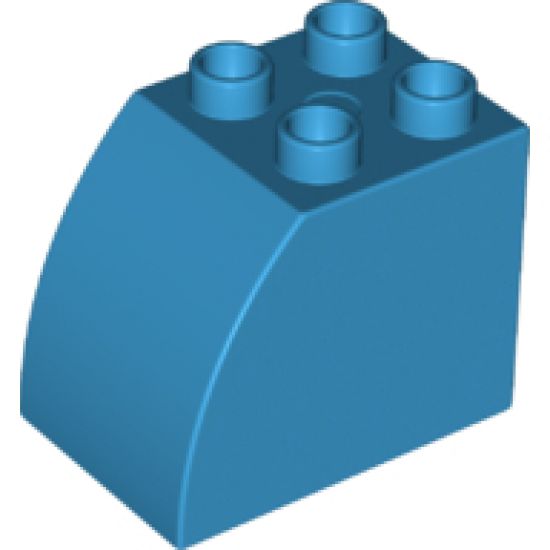 Duplo, Brick 2 x 3 x 2 with Curved Top