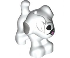 Dog, Friends, Puppy, Standing with Fur over Eyes, Black Nose, Open Mouth with Tongue and Light Bluish Gray Ears Pattern (Max)