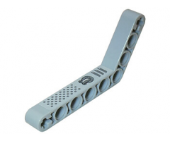 Technic, Liftarm 1 x 9 Bent (6 - 4) Thick with Dots and Vents Pattern (Sticker) - Set 8222