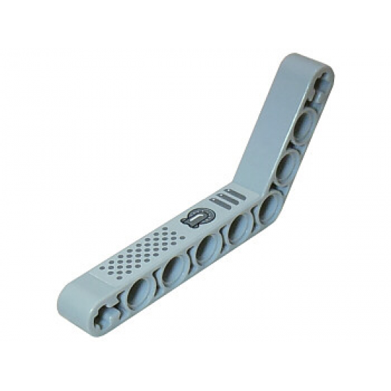 Technic, Liftarm 1 x 9 Bent (6 - 4) Thick with Dots and Vents Pattern (Sticker) - Set 8222