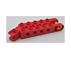 Duplo, Toolo Brick 2 x 5 with 8 Side Screw Sockets, Swivel Bracket End and Clip End
