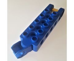 Duplo, Toolo Brick 2 x 5 with 8 Side Screw Sockets, Swivel Bracket End and Clip End
