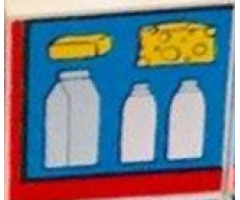 Duplo, Tile 2 x 2 x 1 with Farmhouse Mosaic Picture 04 Pattern (Set 9220)