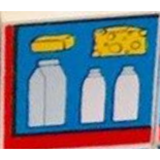 Duplo, Tile 2 x 2 x 1 with Farmhouse Mosaic Picture 04 Pattern (Set 9220)