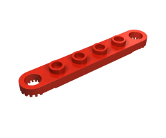 Technic, Plate 1 x 6 with Toothed Ends