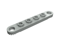 Technic, Plate 1 x 6 with Toothed Ends