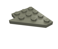 Wedge, Plate 4 x 4 Wing Right