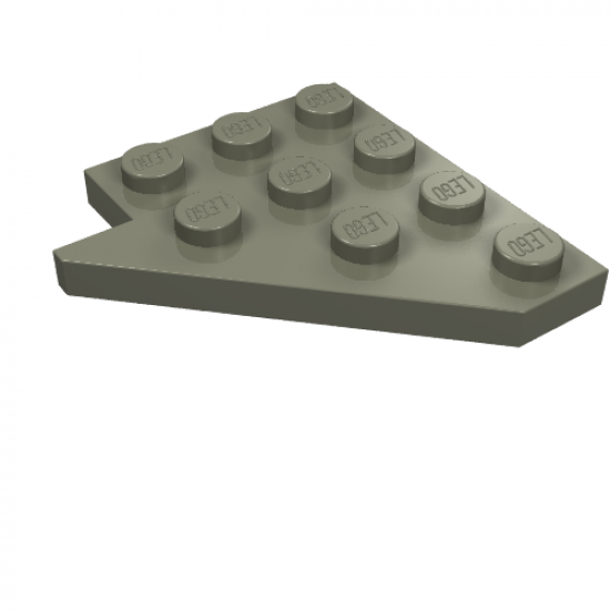 Wedge, Plate 4 x 4 Wing Right