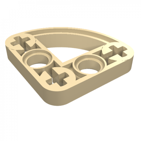Technic, Liftarm Modified L-Shape Quarter Ellipse Thin 3 x 3