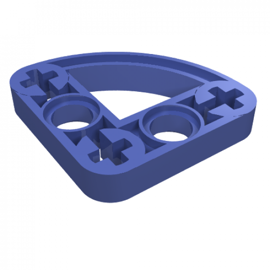 Technic, Liftarm Modified L-Shape Quarter Ellipse Thin 3 x 3