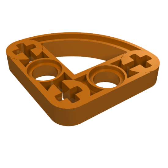 Technic, Liftarm Modified L-Shape Quarter Ellipse Thin 3 x 3
