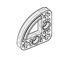 Technic, Liftarm Modified L-Shape Quarter Ellipse Thin 3 x 3