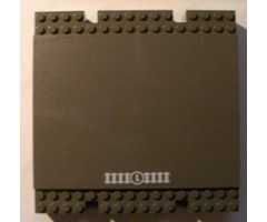 Baseplate, Raised Platform 16 x 16 x 2 1/3 with Train Tracks and Number 1 in Circle Pattern (Sticker) - Set 4513