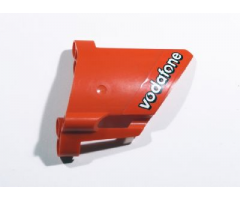 Technic, Panel Fairing #22 Large Short, Small Hole, Side A with 'vodafone' Pattern (Sticker) - Set 8674