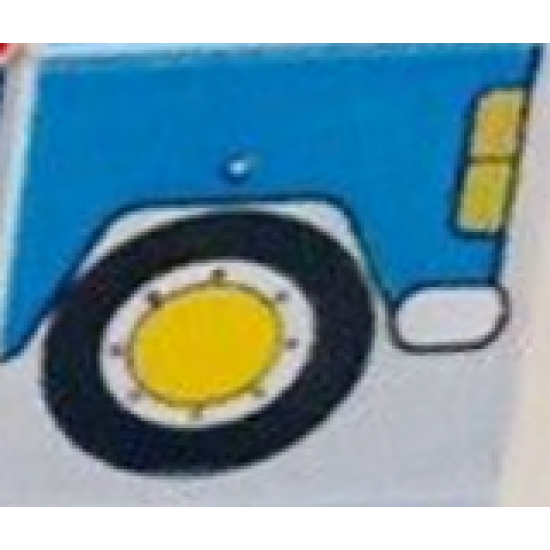 Duplo, Tile 2 x 2 x 1 with Farmhouse Mosaic Picture 12 Pattern (Set 9220)