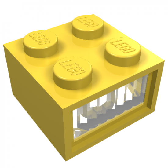 Electric, Light Brick 4.5V 2 x 2 with 3 Plug Holes, Trans-Clear Diffuser Lens