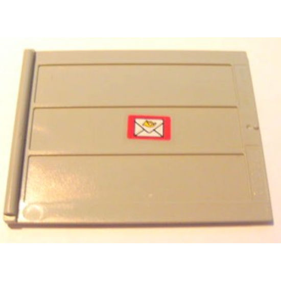 Door Sliding - Type 2 with Mail Envelope Pattern Model Left Inner (Sticker) - Set 4564
