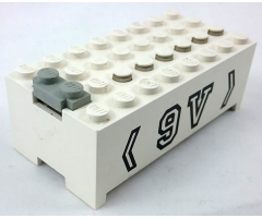 Electric, Battery Box 9V Small Without Battery Cover with 9V Pattern