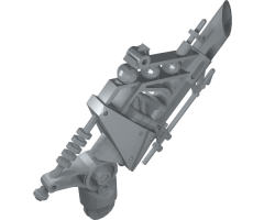 Hero Factory Weapon - Heavy Metal Shooter Arm