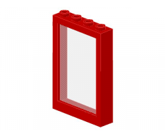 Window 1 x 4 x 5 with Trans-Clear Glass