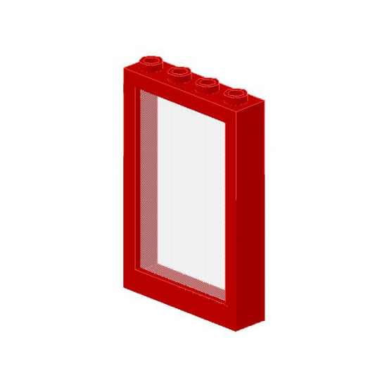 Window 1 x 4 x 5 with Trans-Clear Glass