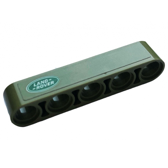 Technic, Liftarm 1 x 5 Thick with Land Rover Logo Pattern Model Right Side (Sticker) - Set 42110