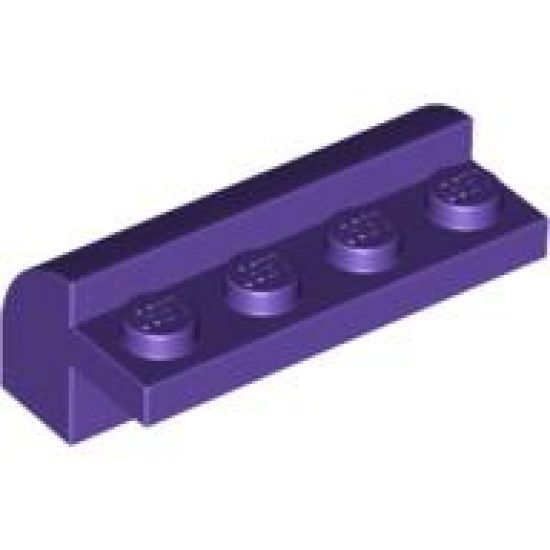 Slope, Curved 2 x 4 x 1 1/3 with Four Recessed Studs