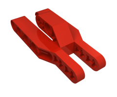 Technic, Liftarm Modified 3 x 7 x 2 Fork 3 Fingers