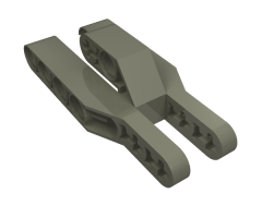 Technic, Liftarm Modified 3 x 7 x 2 Fork 3 Fingers