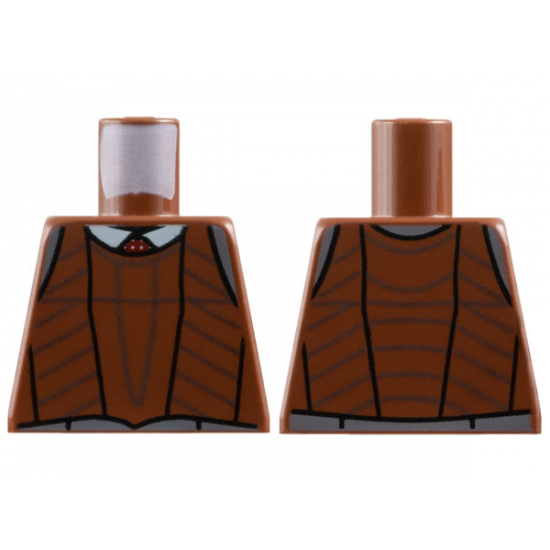 Torso Vest Protective over White Collar Pattern