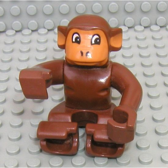 Duplo, Animal Monkey, Eyes Semicircular