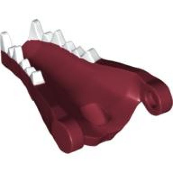 Animal, Body Part Dragon Head (Fantasy Era / Castle) Lower Jaw with White Teeth Pattern