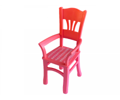 Scala Chair - Highback Dining with Stripes with Hearts Pattern (Sticker) - Set 3243
