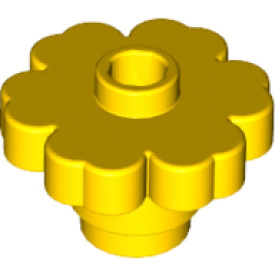 Plant Flower 2 x 2 Rounded - Open Stud