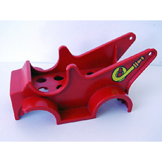Duplo, Vehicle Car Body Fire Pumper with Hose Pattern (fits over Car Base 2 x 6)