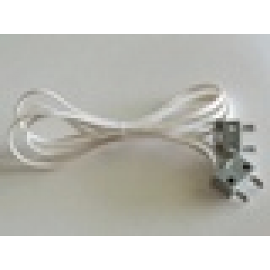 Electric, Wire 12V / 4.5V with 2 Leads, 96 Studs Long with 2 Light Gray Electric, Connector, 2-Way Male Squared Narrow Long without Center Post