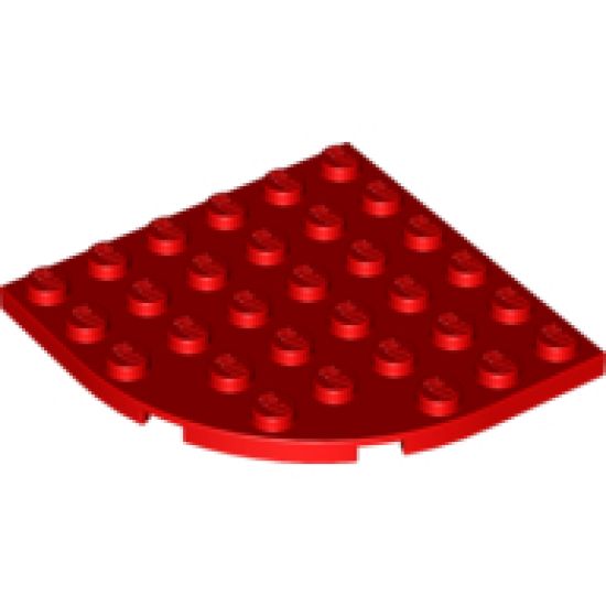 Plate, Round Corner 6 x 6