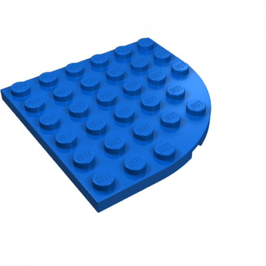 Plate, Round Corner 6 x 6